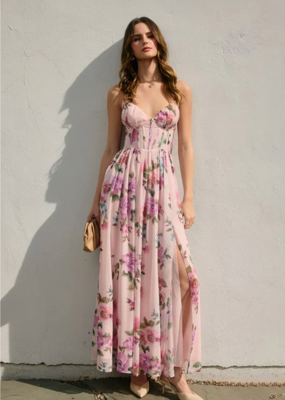 Sweet Candy Corset Maxi Dress