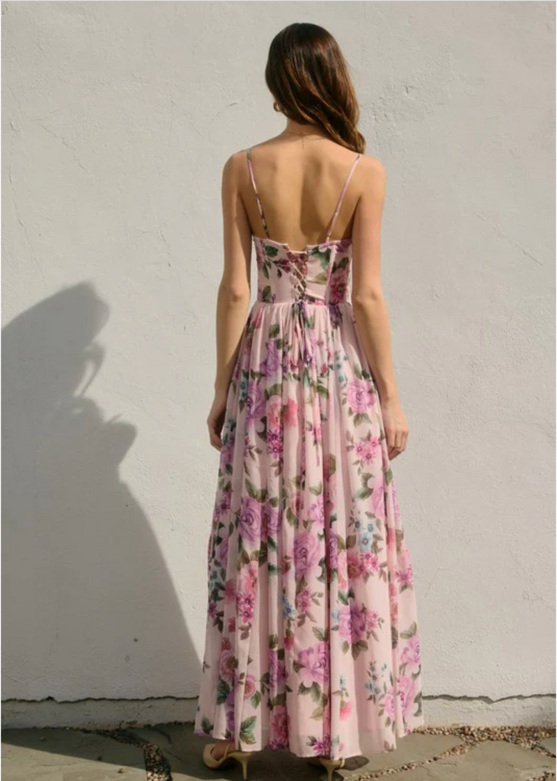 Sweet Candy Corset Maxi Dress