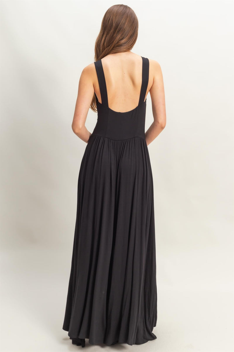 Knot Bust Jersey jumpsuit