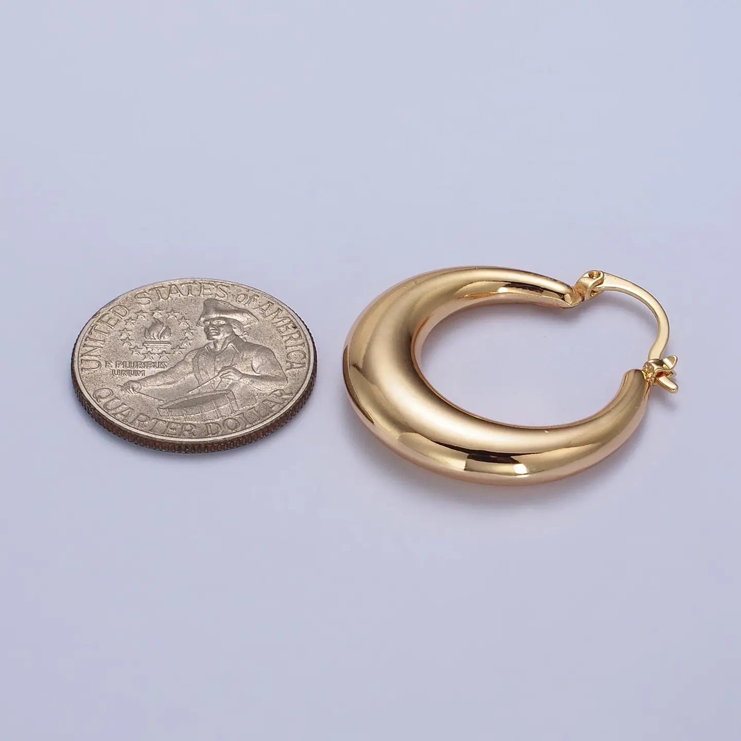 Dome French Lock Earrings