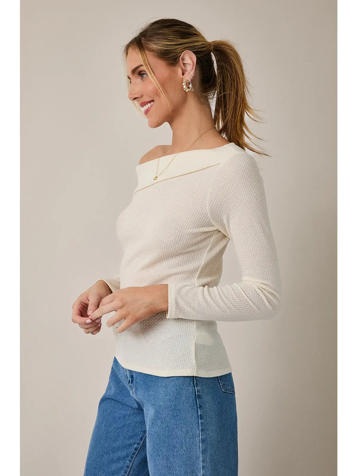 Winter White OTS Top