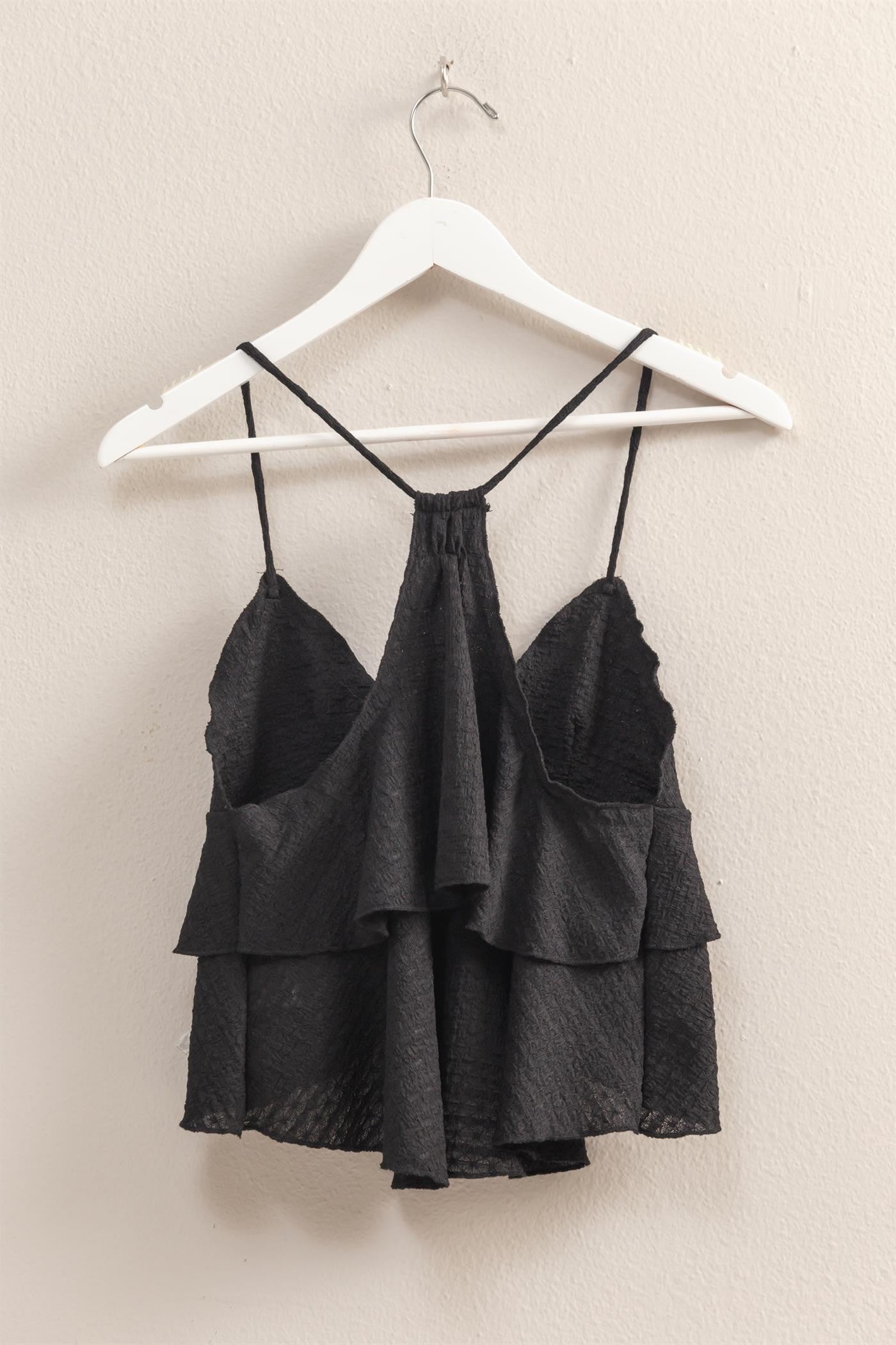 V neck Ruffled Cami Top
