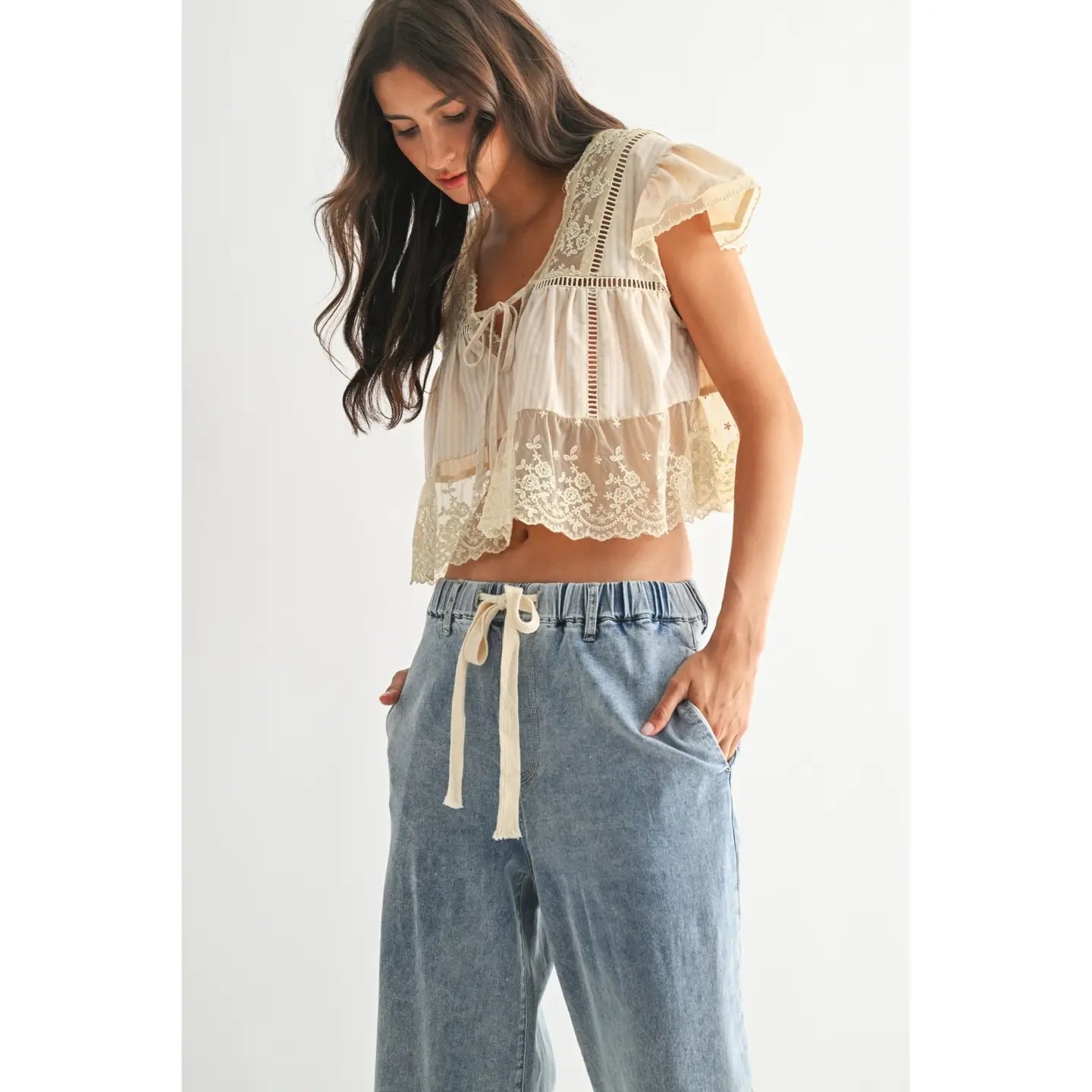 Pretty Little Thing Lace Blouse