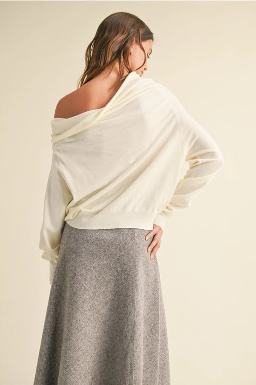 Martina Off Shoulder Knitted Top