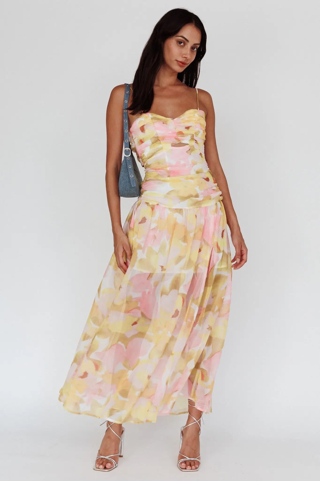 Spring Florals Tie Back Dress