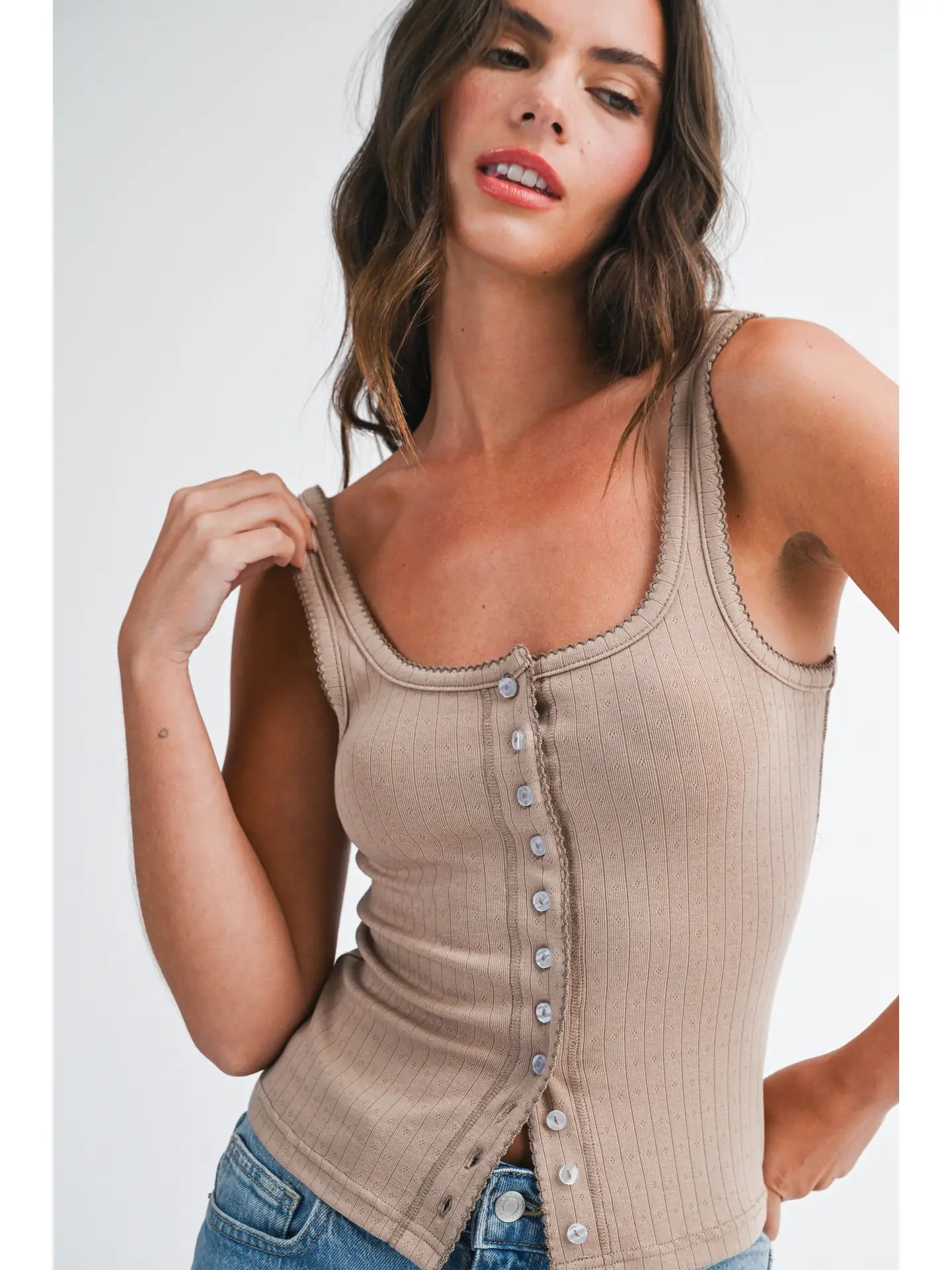Bailey Button Up Top
