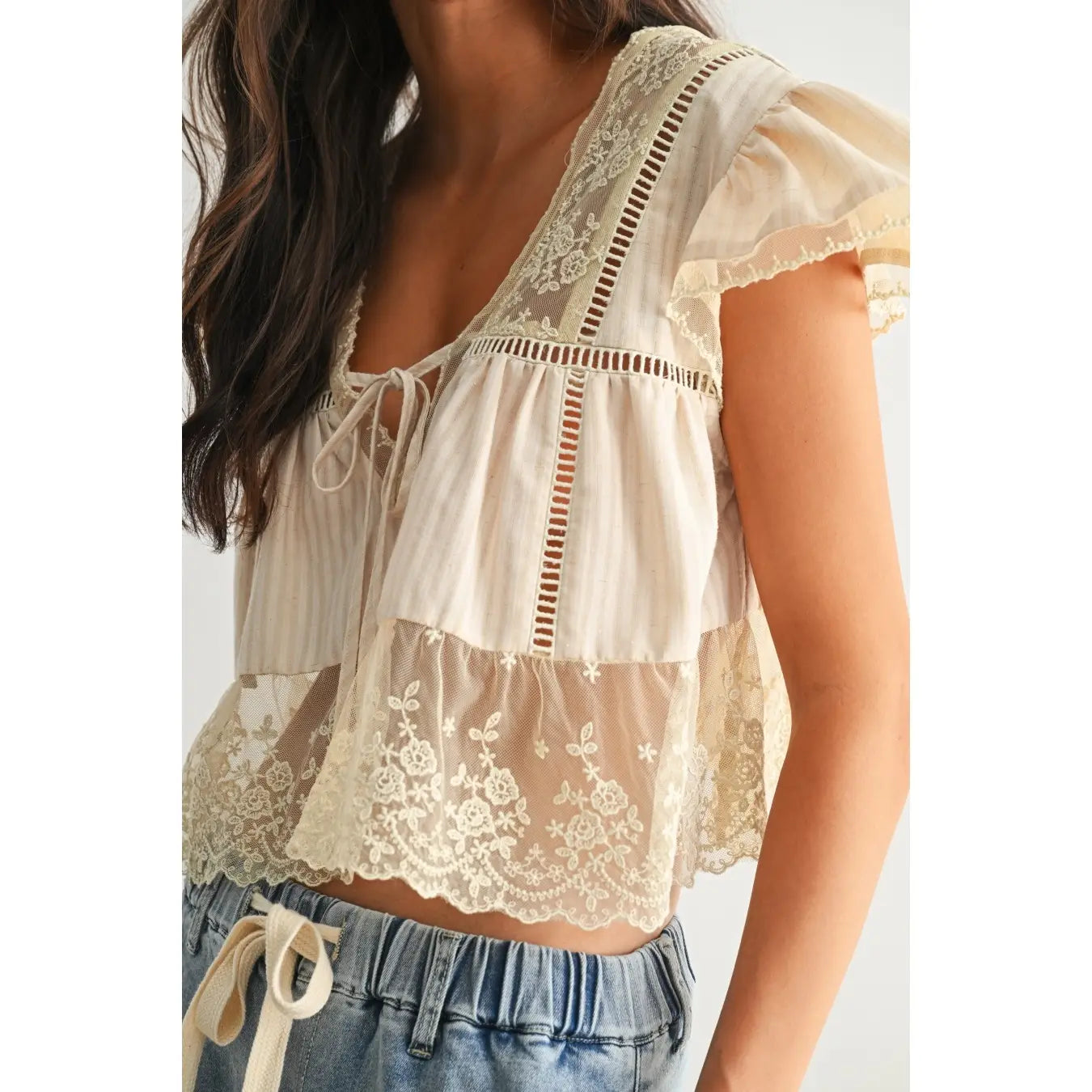 Pretty Little Thing Lace Blouse