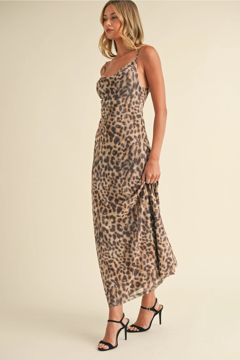 Home For The Holidays Leopard Dress