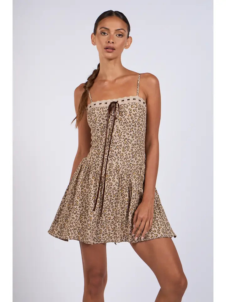 leopard Corset Dress