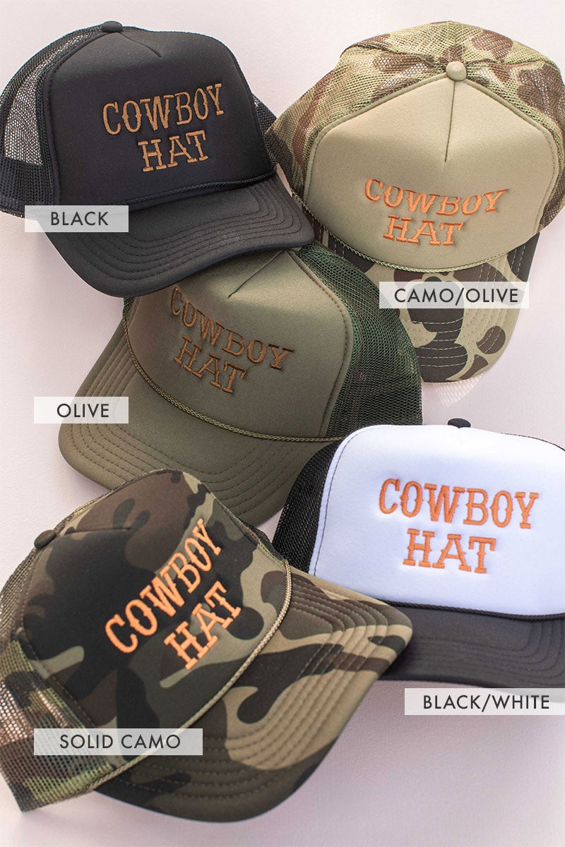 Cowboy Trucker Hat