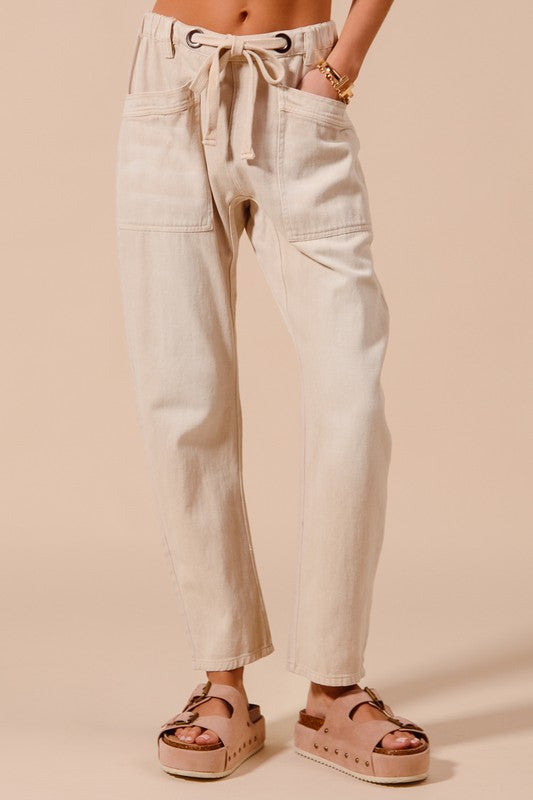 Slim Barrel Pants