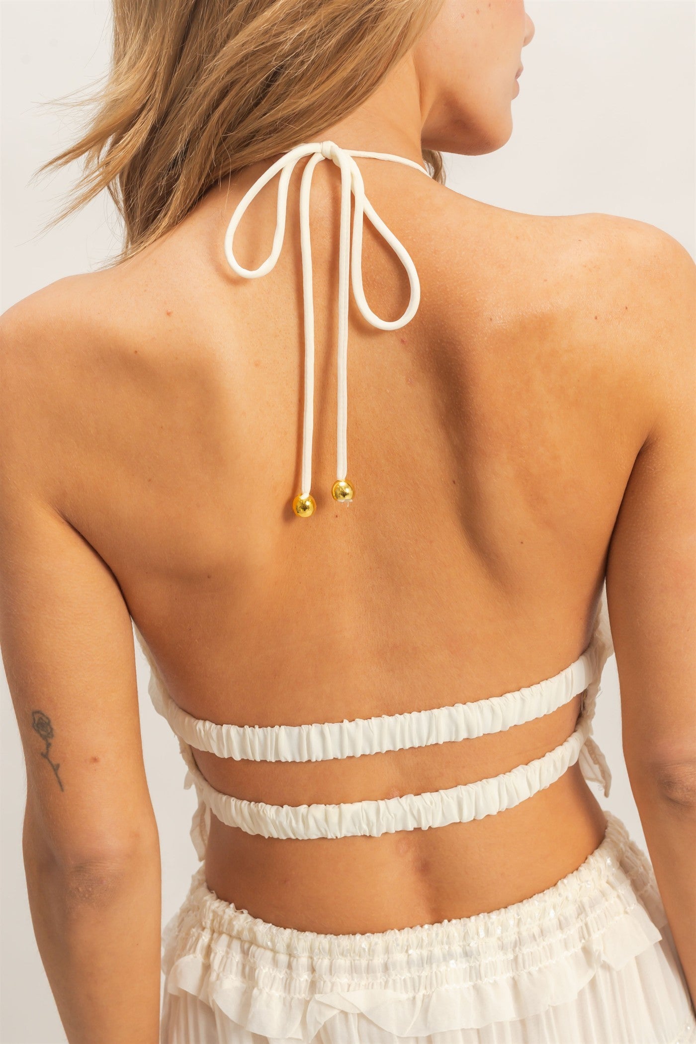 White Ruffle Maxi Set – Coastal Cowgirl Festival Outfit
