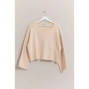 Knit Boat Neck Sweater