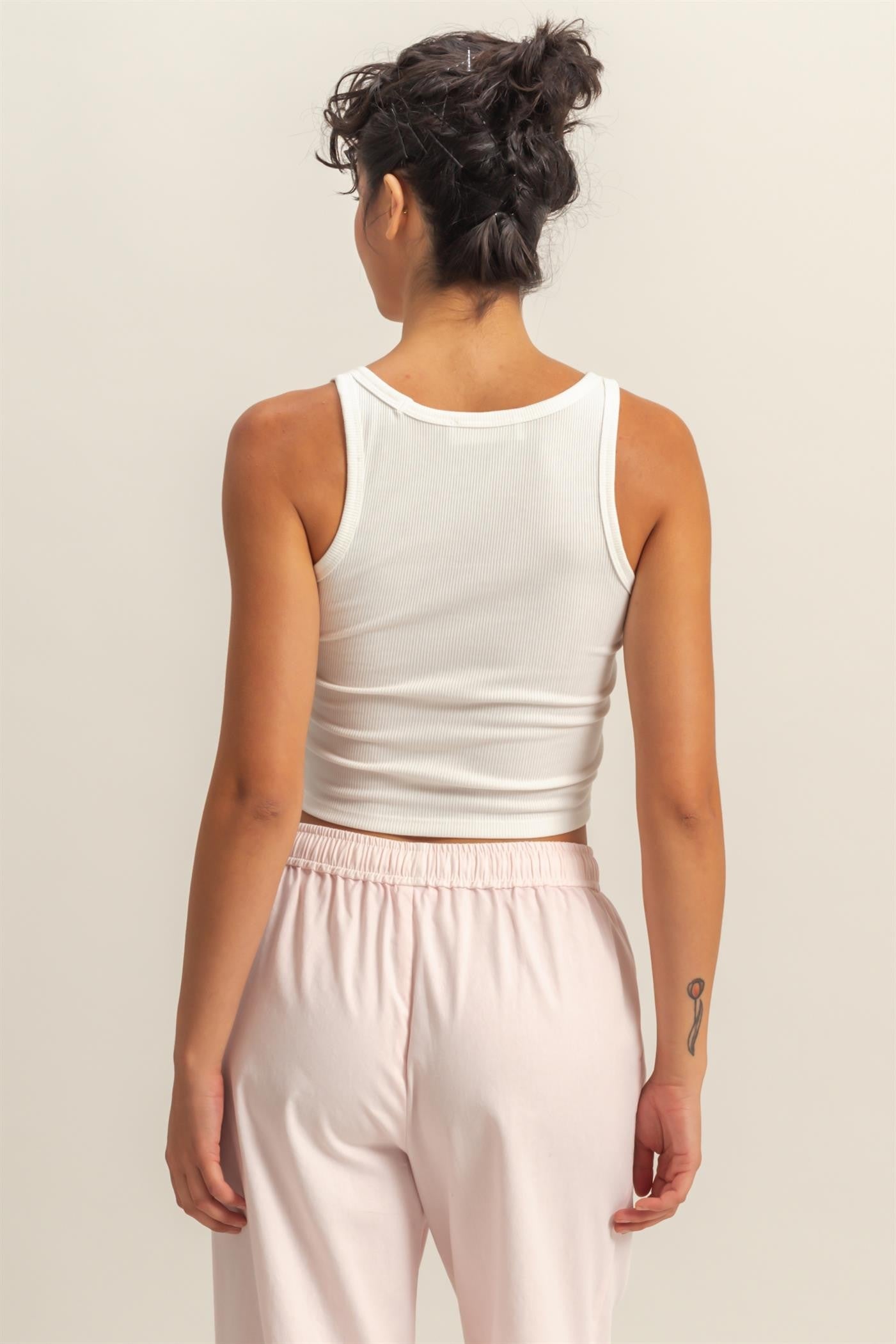 Scoop Neck Bodycon Tank