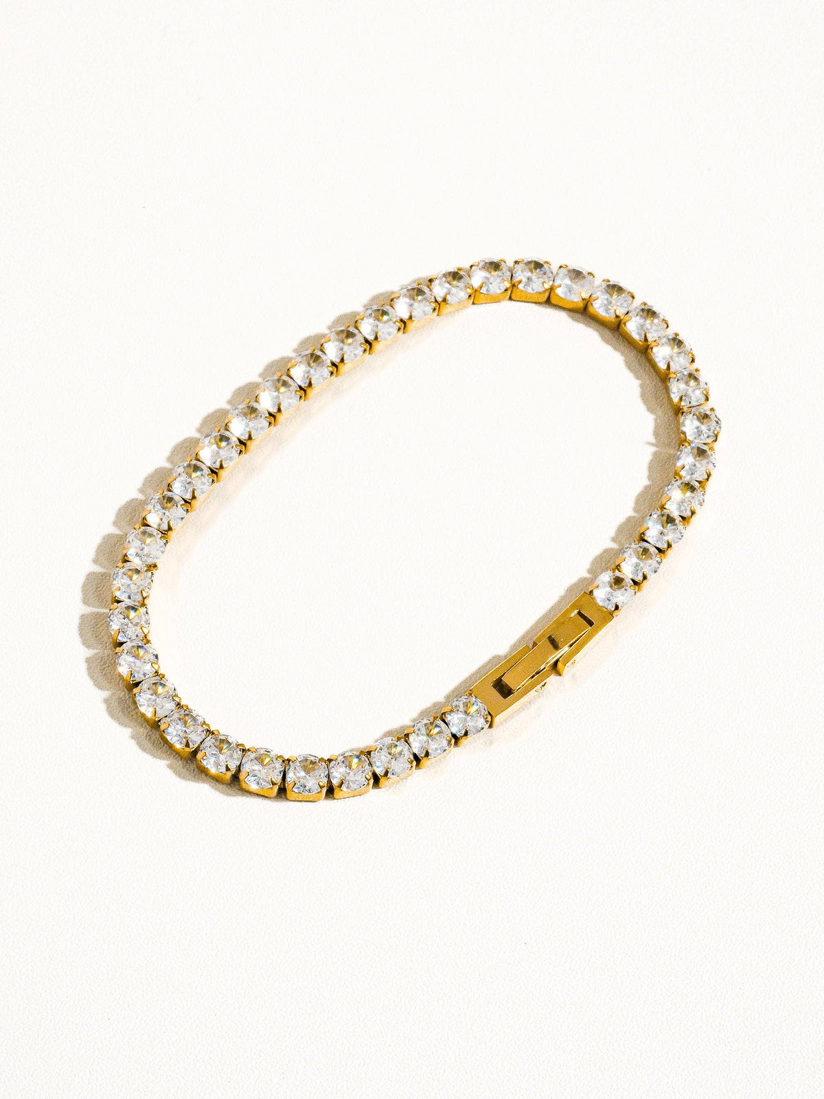 René Non-Tarnish Rhinestone Bracelet