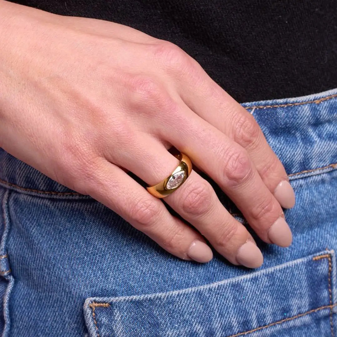 Margo Bubble Gum Ring - Size 8