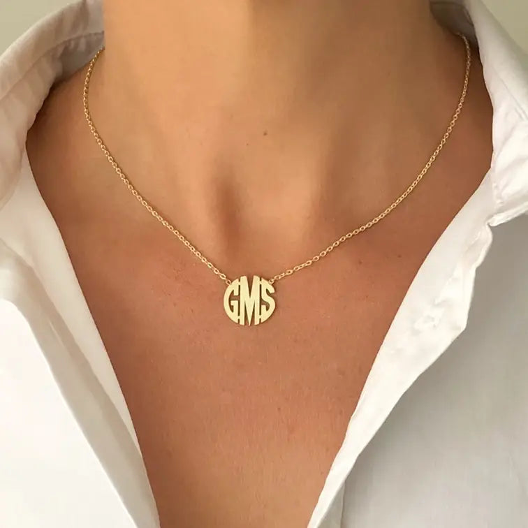 Custom Monogram Necklace