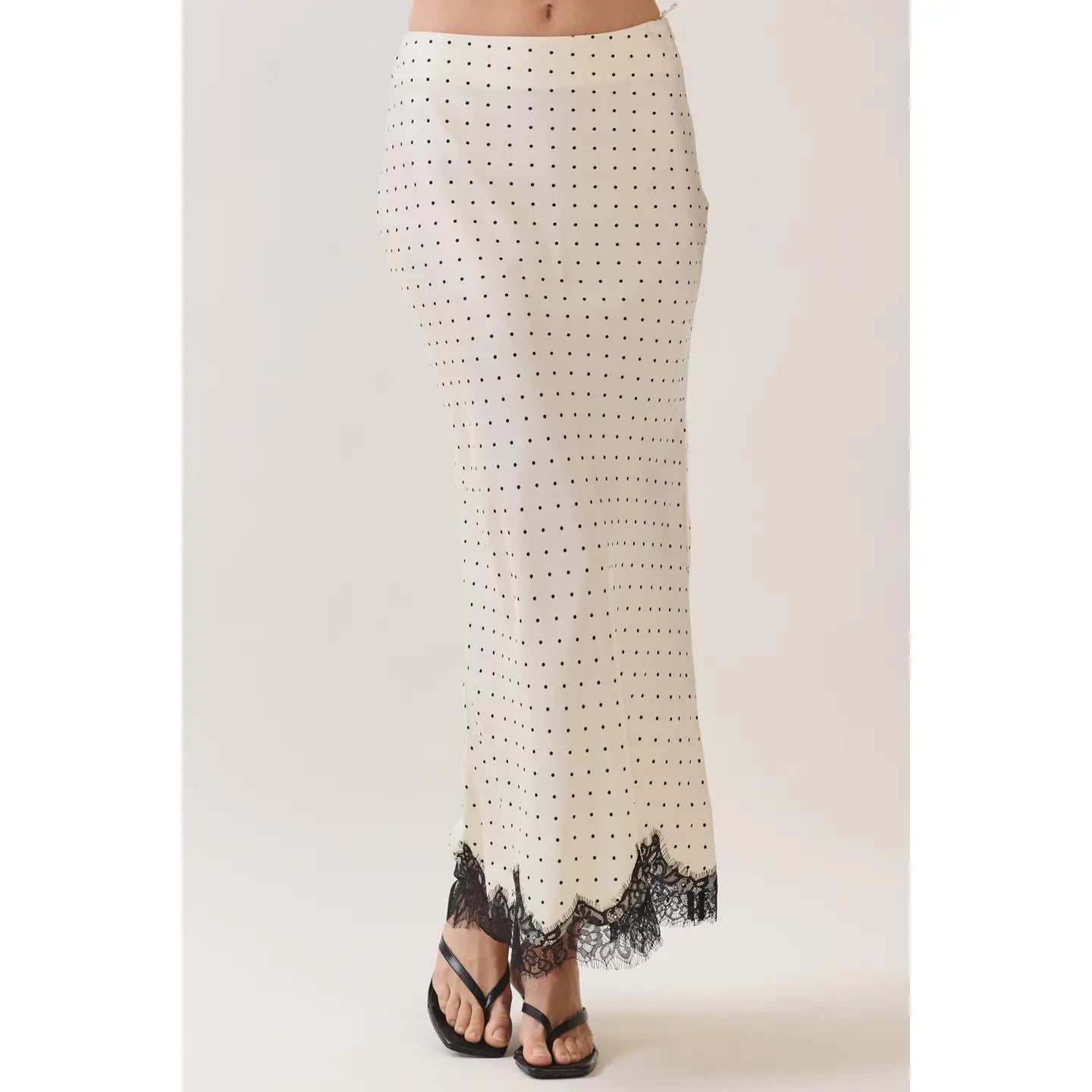 Honey Mango Polka Dot Maxi