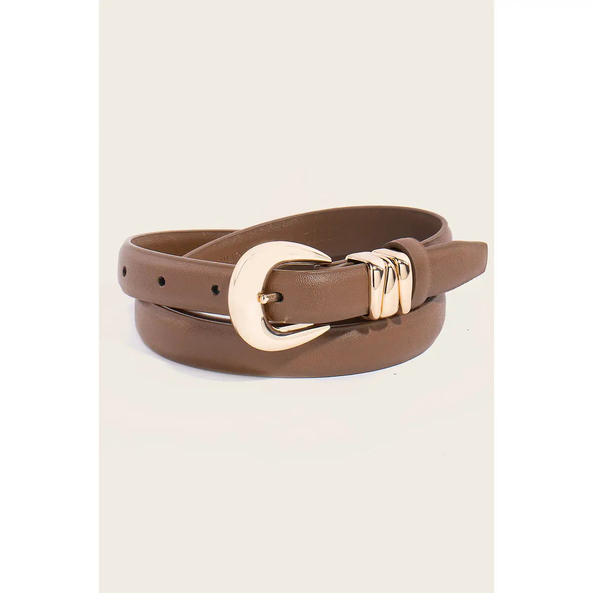 Skinny Leather Belt