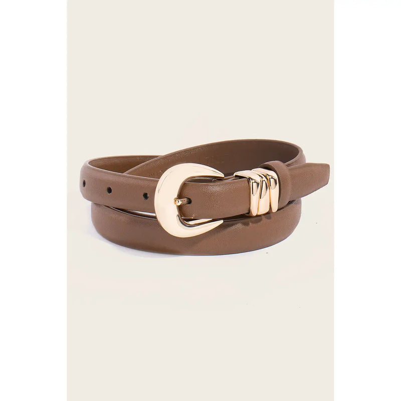 Skinny Leather Belt