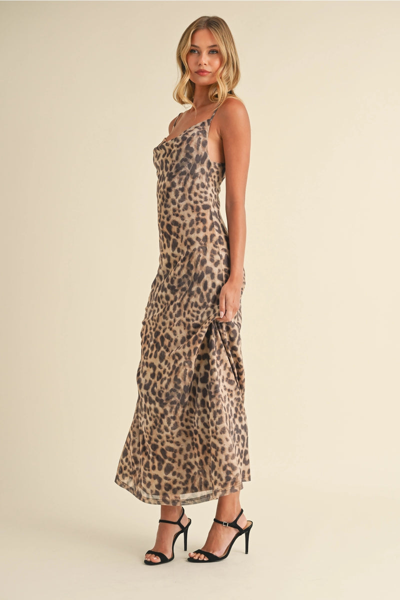 Home For The Holidays Leopard Dress
