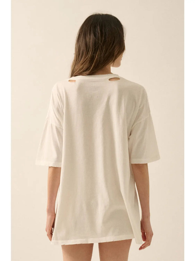 Stallion Distress Graphic Tee