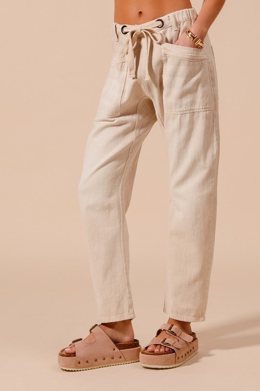 Slim Barrel Pants