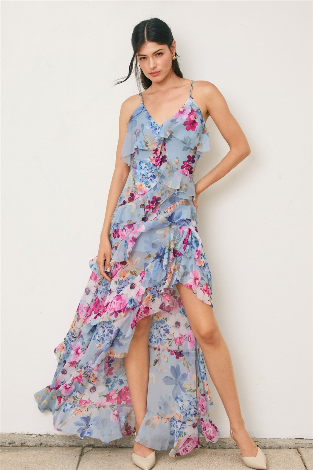 Promenade Asymmetrical  Dress