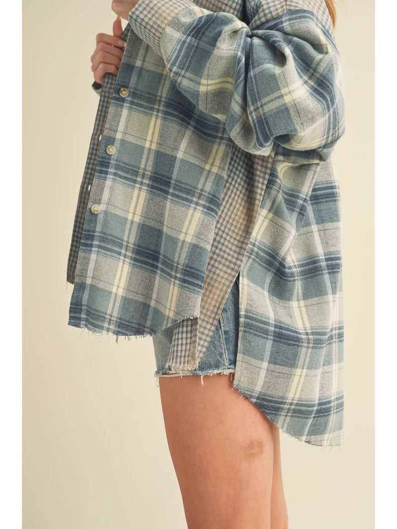 Kambrie Plaid Flannel Shirt