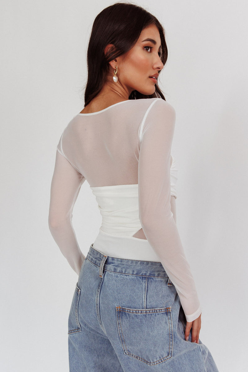 Gigi Cutout Long Sleeve Bodysuit