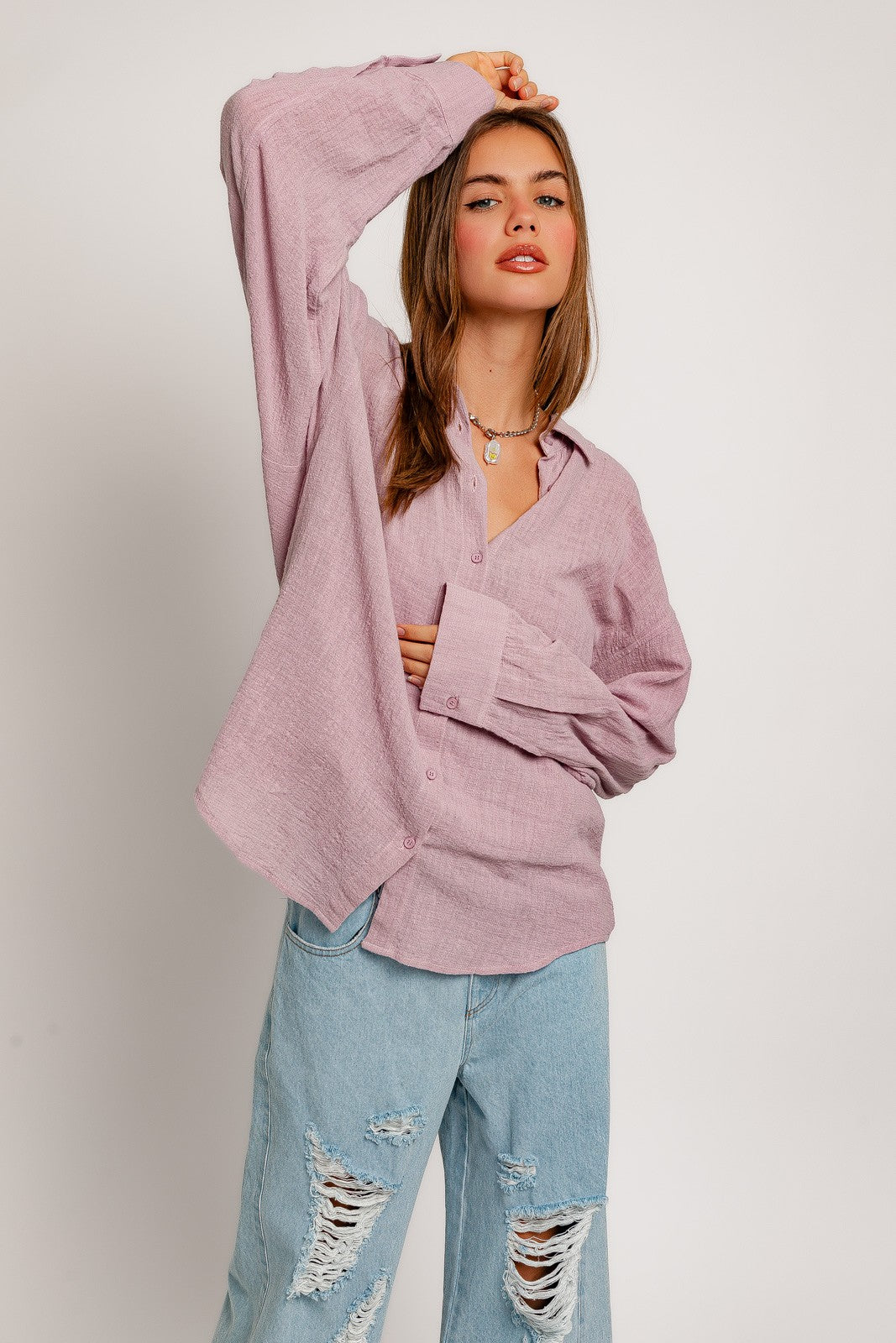 Petra Oversized Linen Shirt