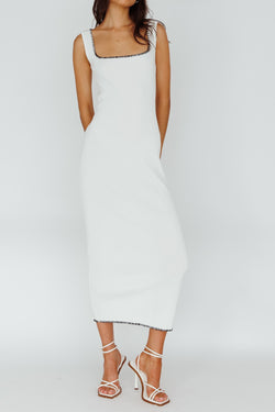 Selena Square Neck Bodycon Maxi