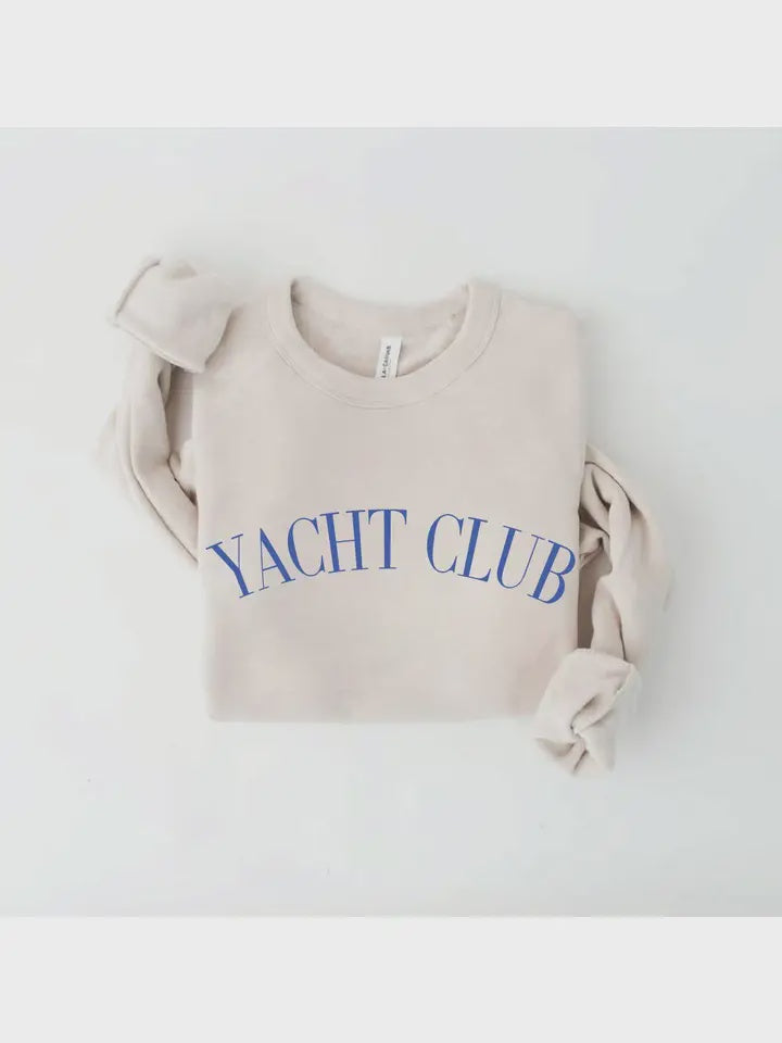 Yacht Club Graphic Sweatshirt