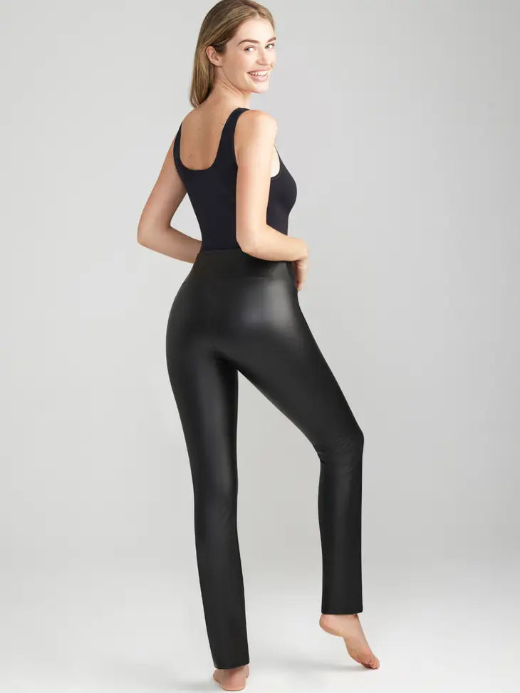 Faux Leather Shaping Leggings