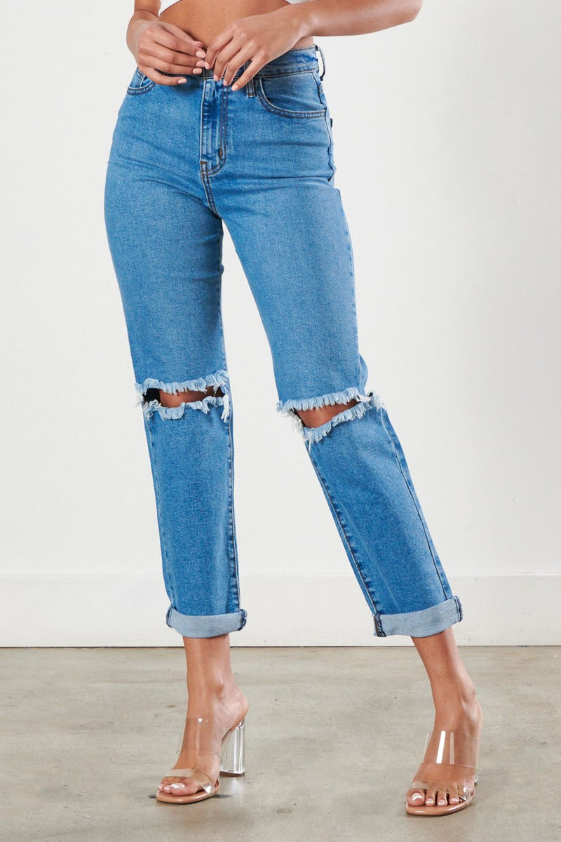 Medium Stone Jeans