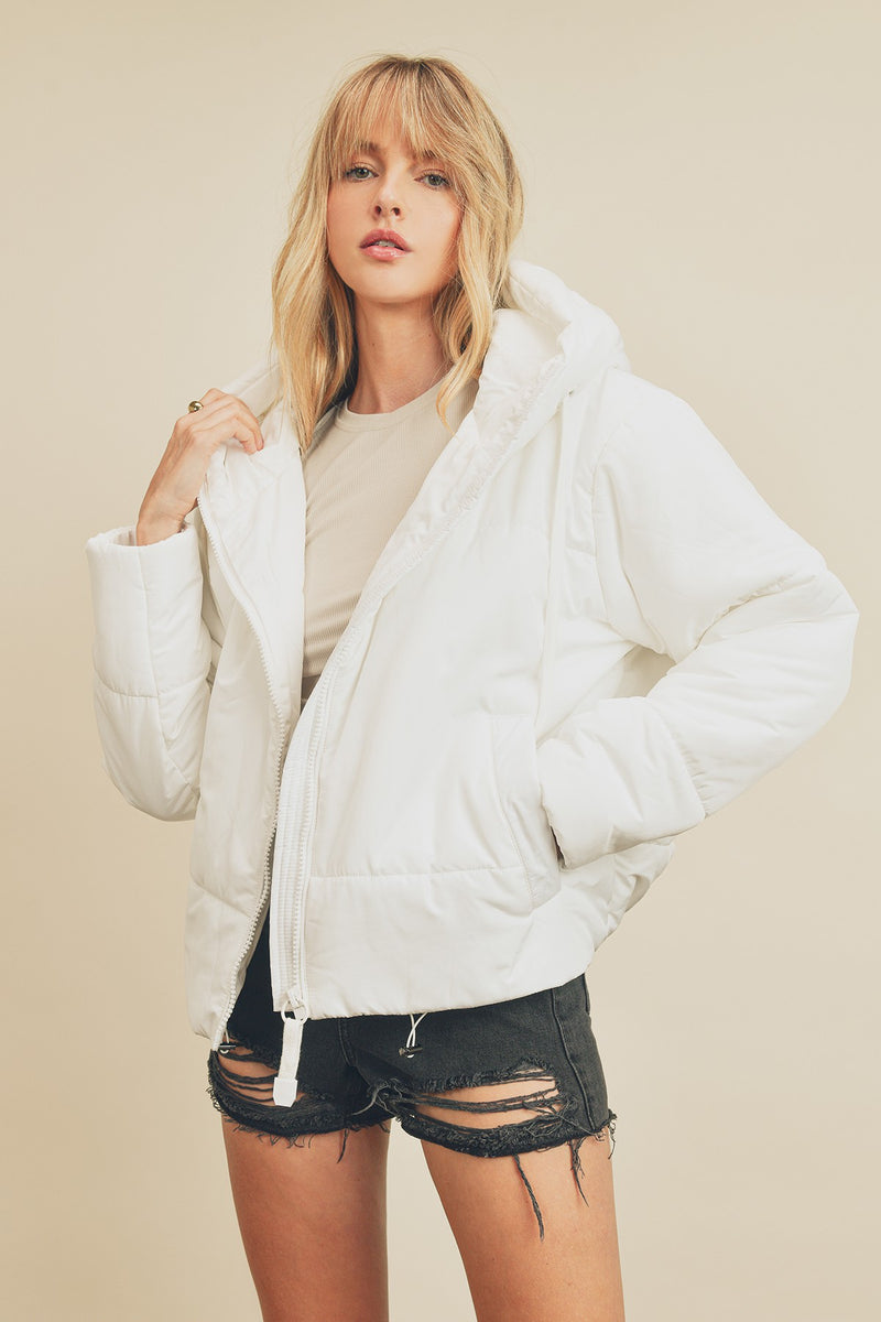Midnight Hooded Puffer