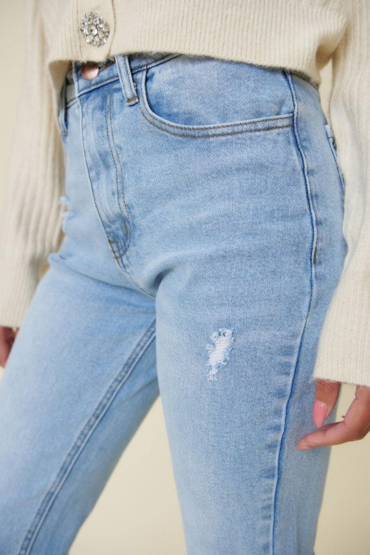 Distressed Mom Jean - Online Exclusive