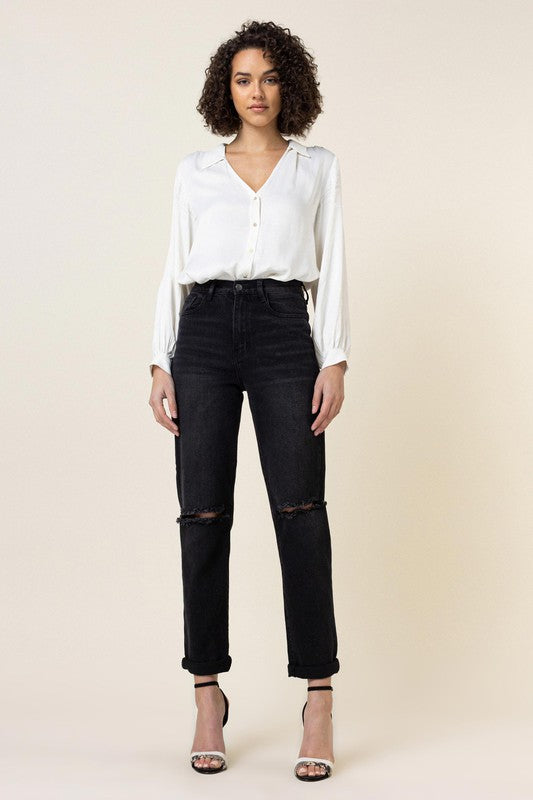 High Waisted Boyfriend Jeans - Online Exclusive