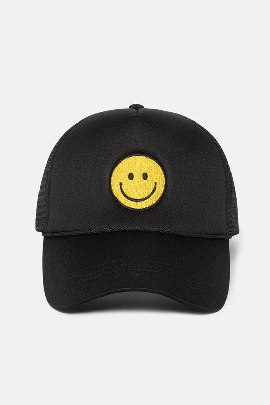 Lids Upside Down Smiley Terry Cloth Trucker Adjustable Snapback Hat Blue at   Men's Clothing store