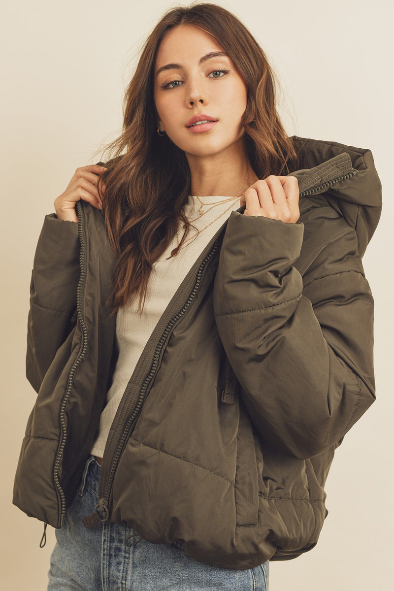 Midnight Hooded Puffer