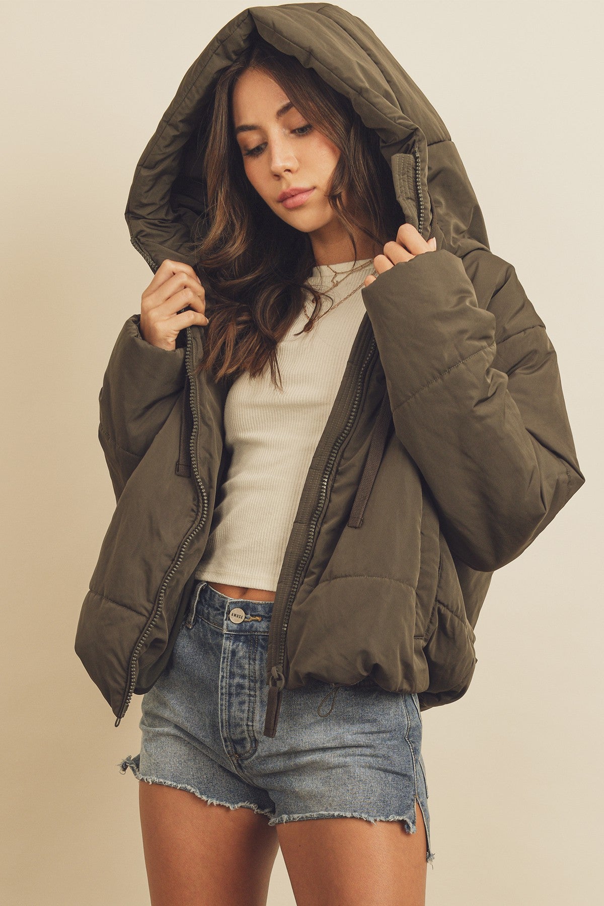 Midnight Hooded Puffer