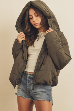 Midnight Hooded Puffer