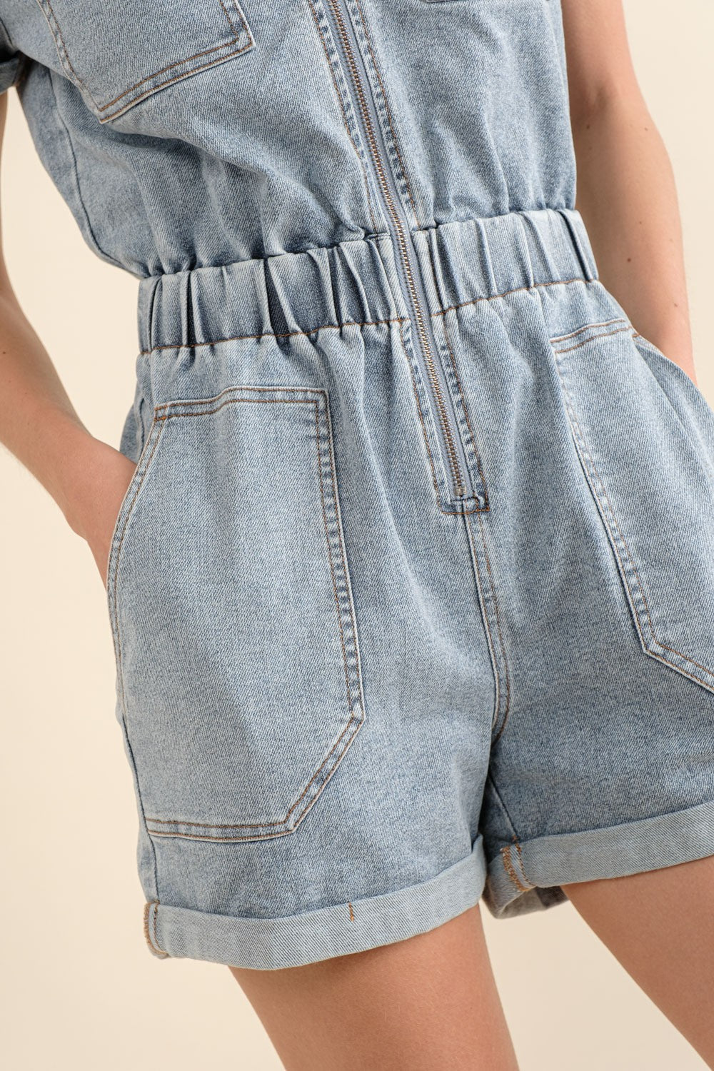 Zoe Zip Romper