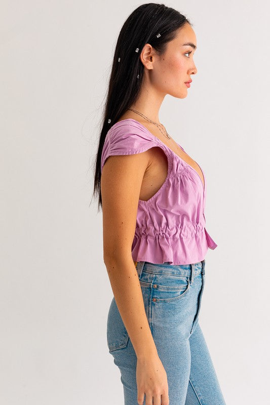 Sweet As Candy Crop Top