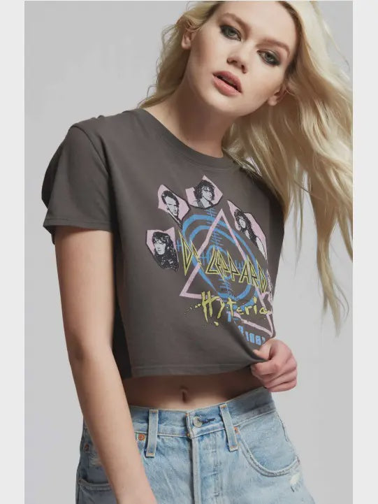 Def Leppard Tour Crop Top