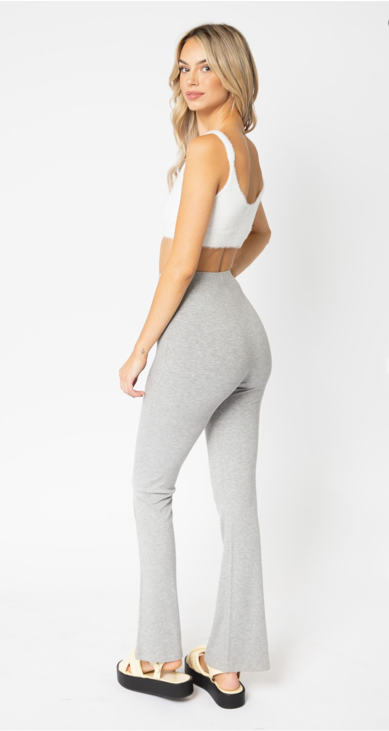 Grey Sparkling Flare Pants – CHANCE