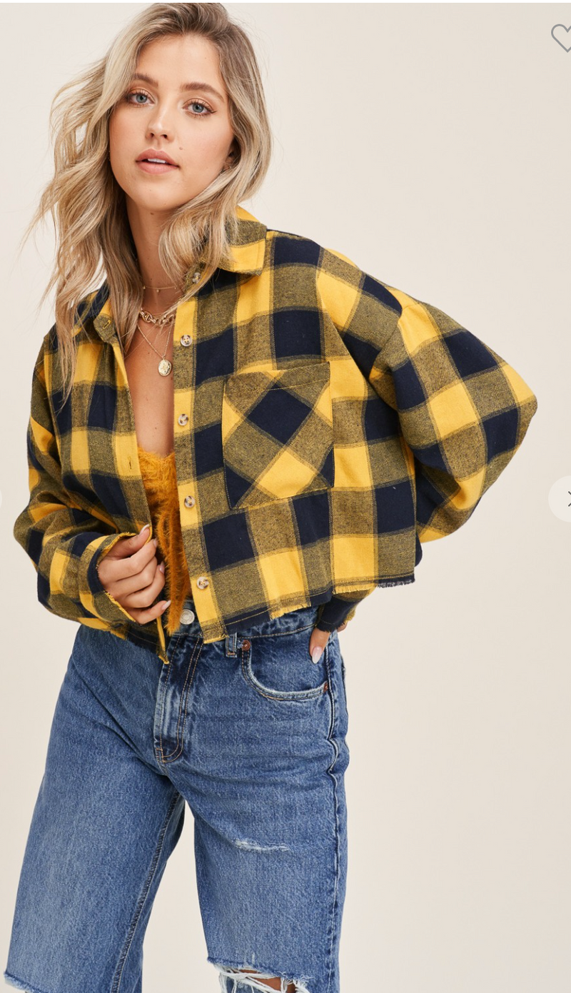Lumberjack Cropped Flannel