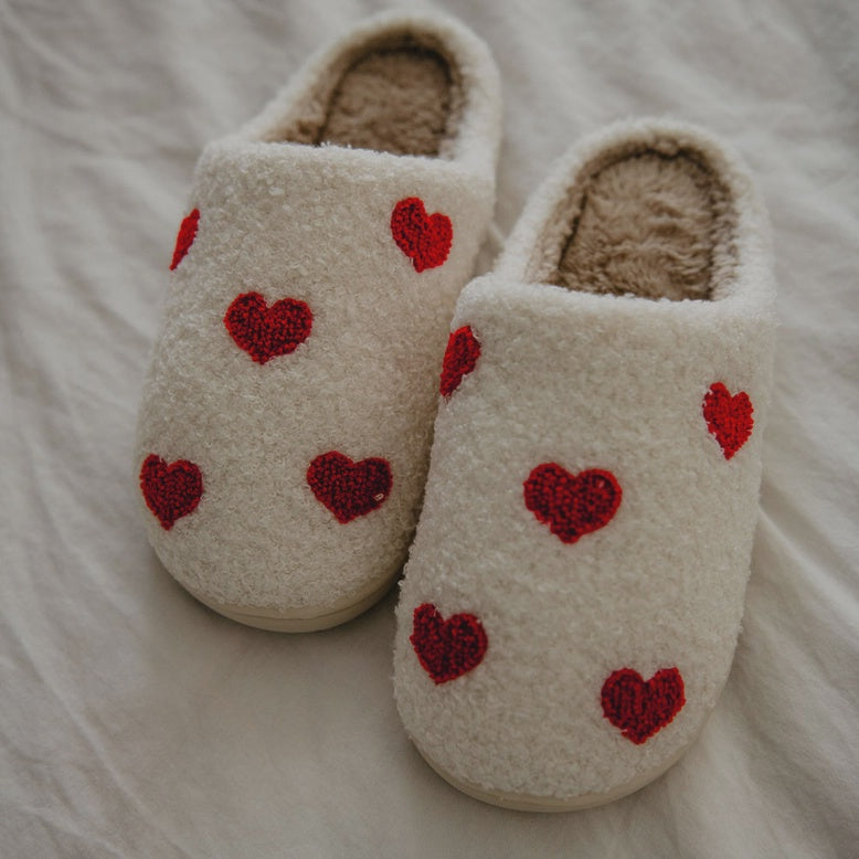 Lots of Love Hearts Slippers