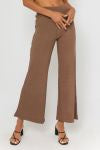 Ribbed Kick Flare Pant